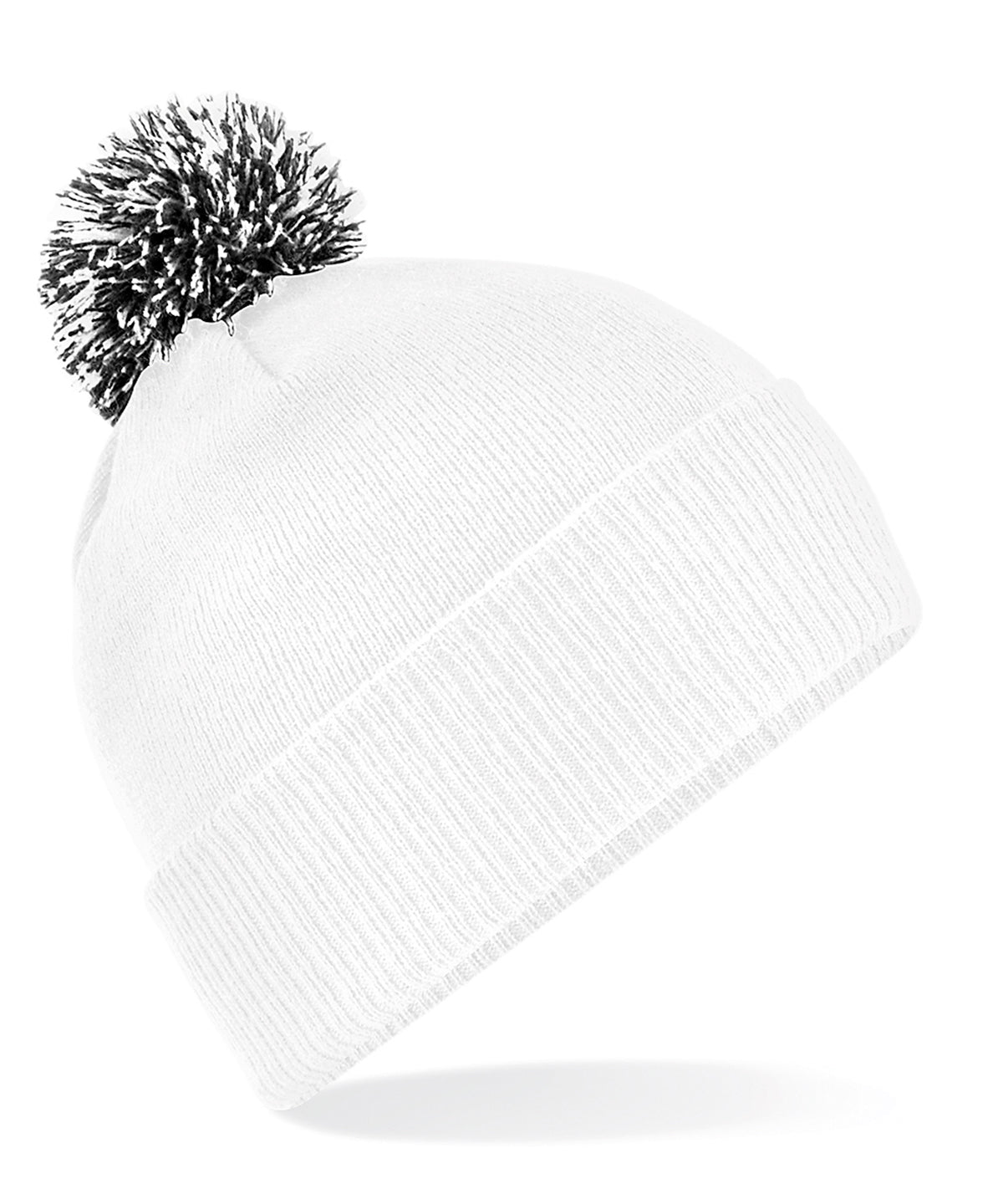 Beechfield Snowstar® beanie White/Black