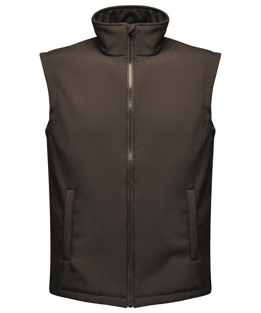 Regatta Professional Ablaze printable softshell bodywarmer Black/Black