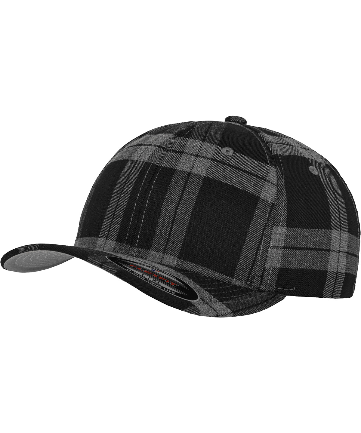 Flexfit / Yupoong Flexfit tartan plaid (6197) Black/Grey