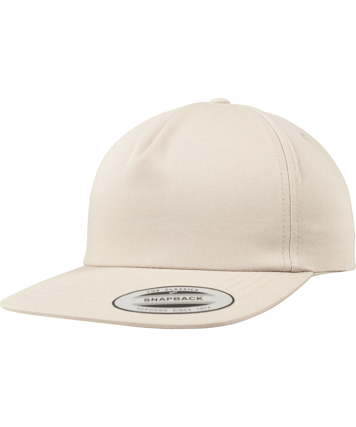 Flexfit / Yupoong Unstructured 5-panel snapback (6502) Khaki