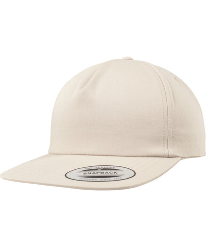 Flexfit / Yupoong Unstructured 5-panel snapback (6502) Khaki