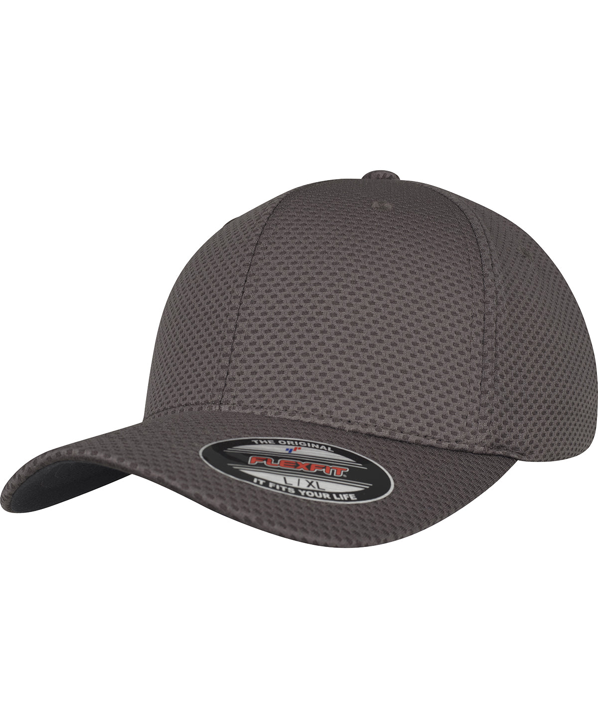 Flexfit / Yupoong Flexfit 3D hexagon Jersey cap (6584) Dark Grey