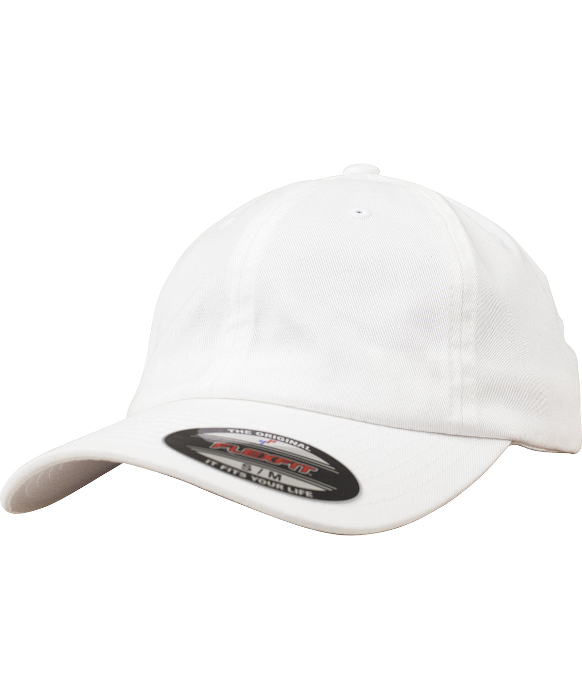 Flexfit / Yupoong Flexfit cotton twill dad cap (6745) White