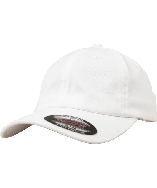 Flexfit / Yupoong Flexfit cotton twill dad cap (6745) White