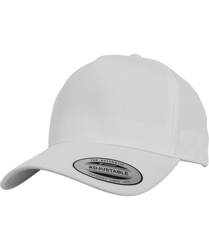 Flexfit / Yupoong 5-panel curved classic snapback (7707) White