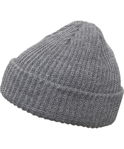 Flexfit / Yupoong Rib beanie (1502RB) Heather Grey