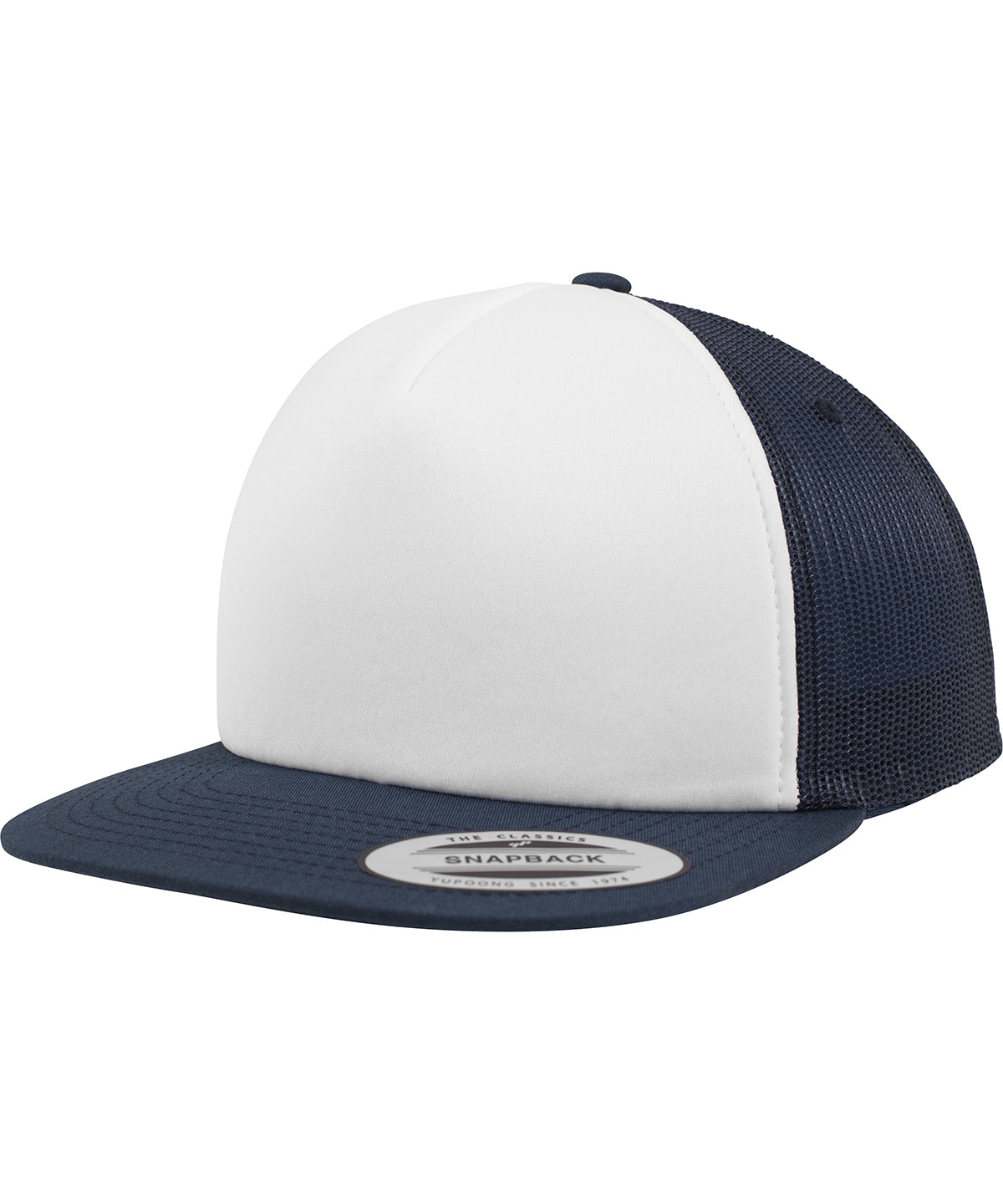 Flexfit / Yupoong Foam trucker with white front (6005FW) Navy/White/Navy