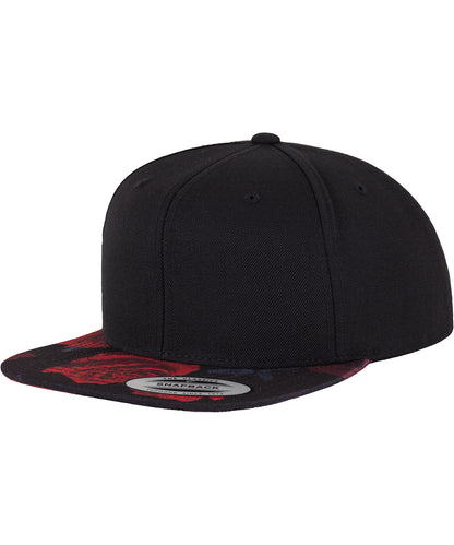 Flexfit / Yupoong Roses snapback (6089R) Black/Red