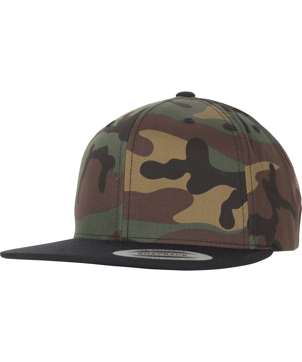 Flexfit / Yupoong Classic snapback 2-tone camo (6089TC) Green Camo/Black