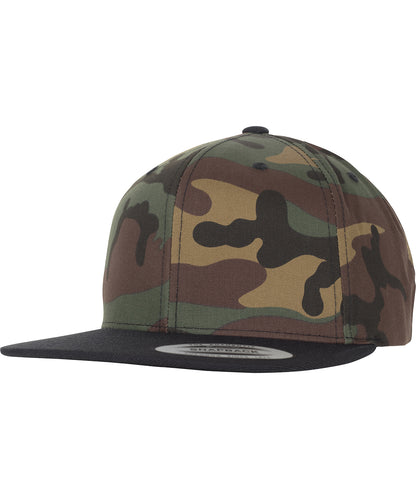 Flexfit / Yupoong Classic snapback 2-tone camo (6089TC) Green Camo/Black