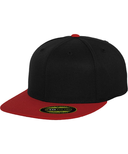 Flexfit / Yupoong Premium 210 fitted 2-tone (6210T) Black/Red