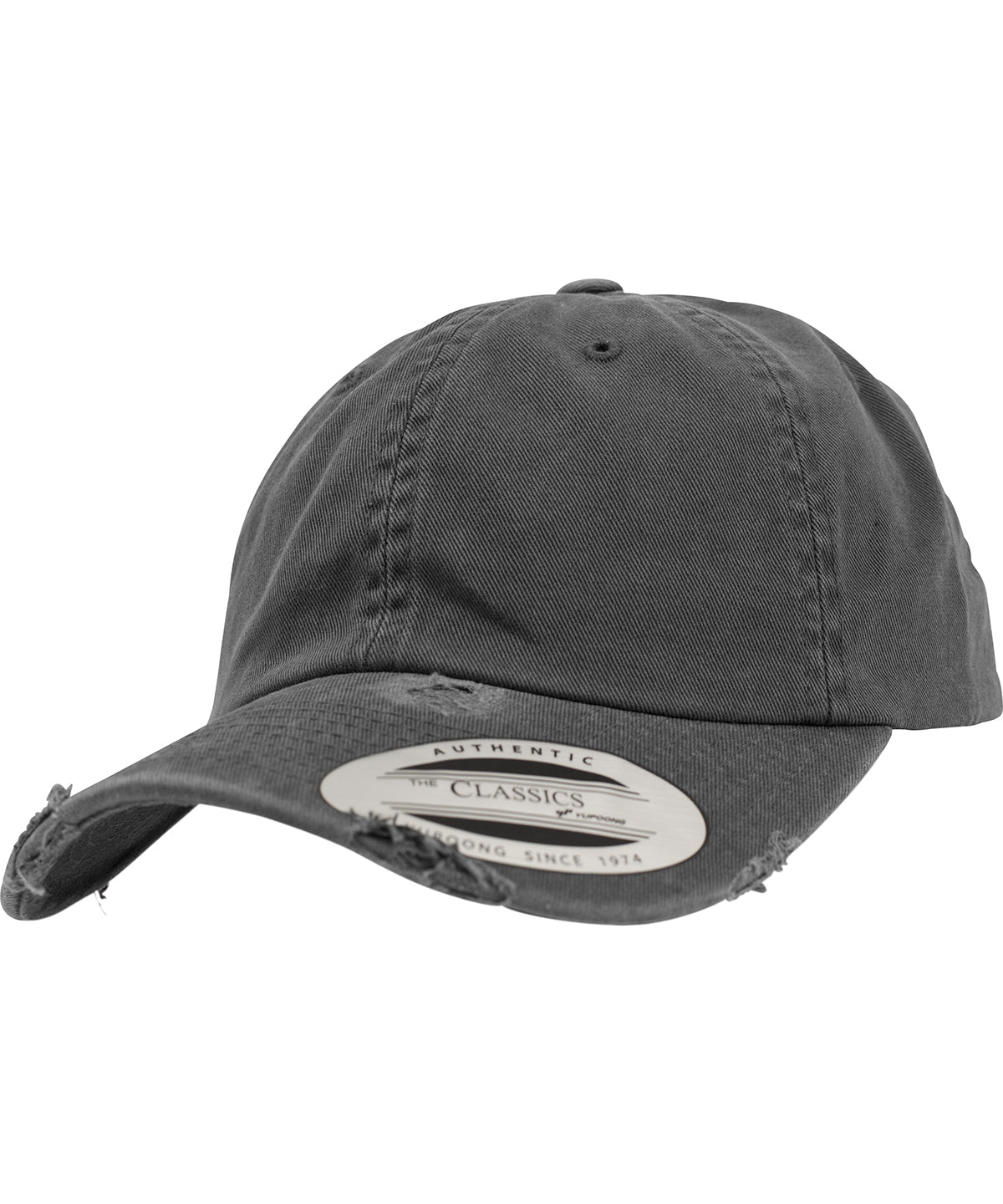 Flexfit / Yupoong Low-profile destroyed cap (6245DC) Dark Grey