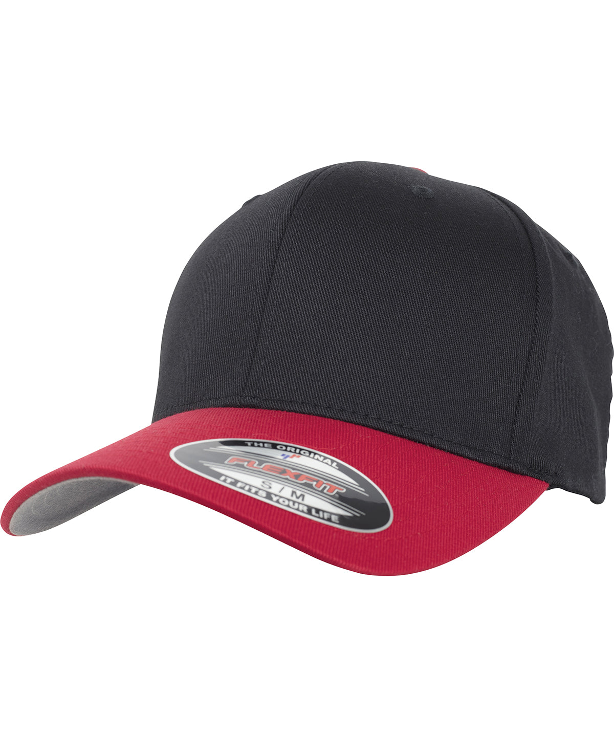 Flexfit / Yupoong Flexfit woolly combed 2-tone (6277T) Black/Red