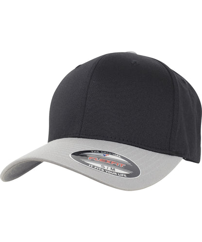 Flexfit / Yupoong Flexfit woolly combed 2-tone (6277T) Black/Silver