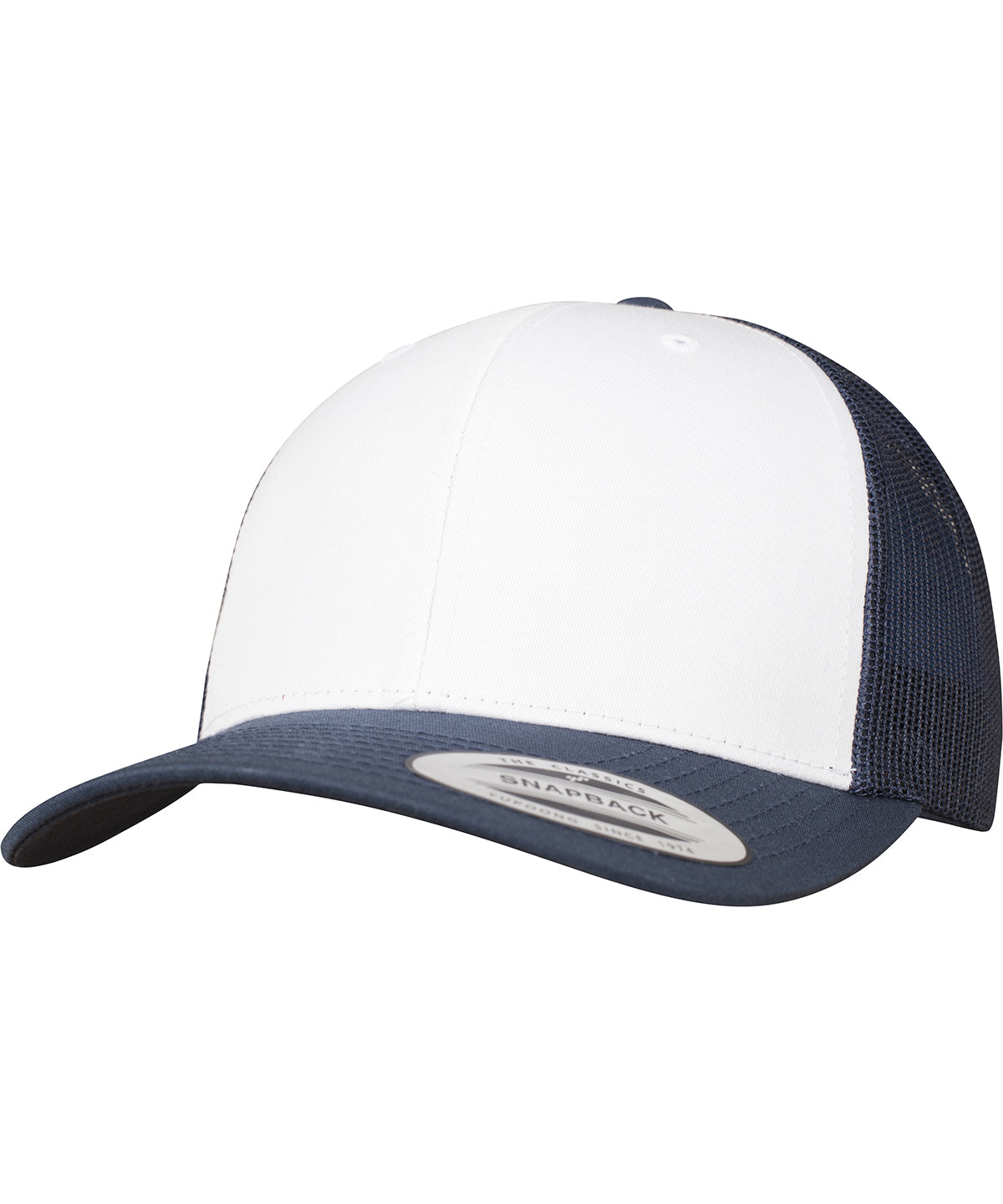 Flexfit / Yupoong Retro trucker coloured front (6606CF) Navy/White/Navy