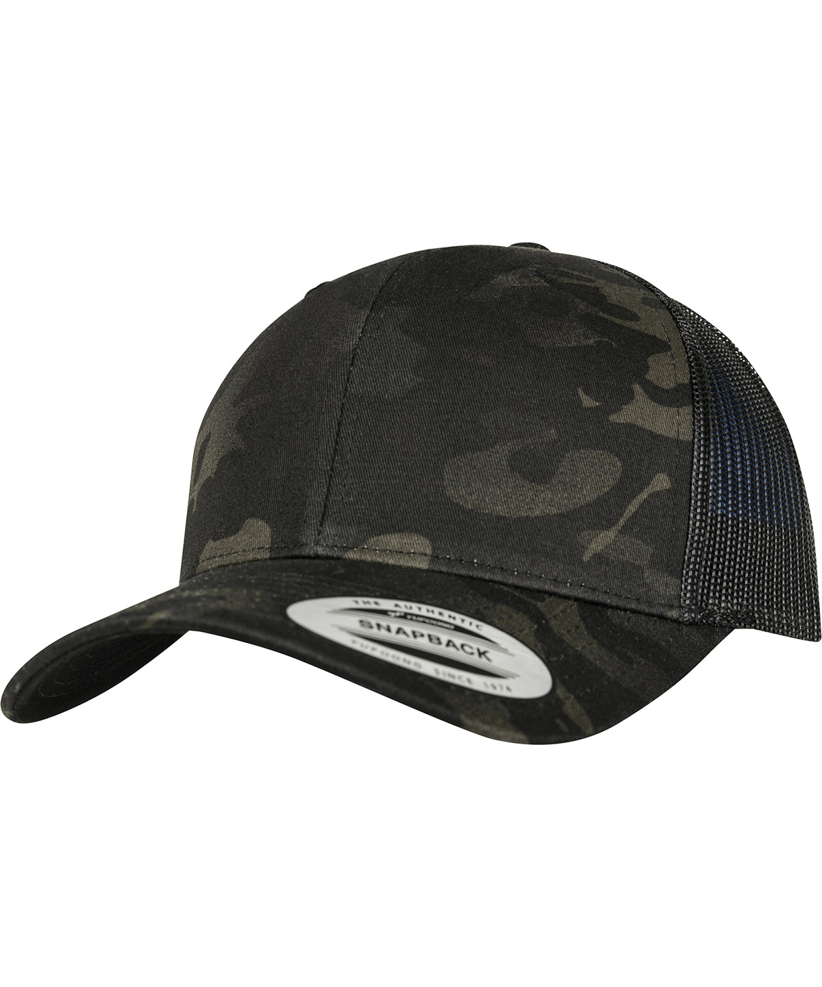 Flexfit / Yupoong Retro trucker Multicam® (6606MC) Black Multicam