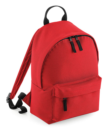 BagBase Mini fashion backpack Bright Red