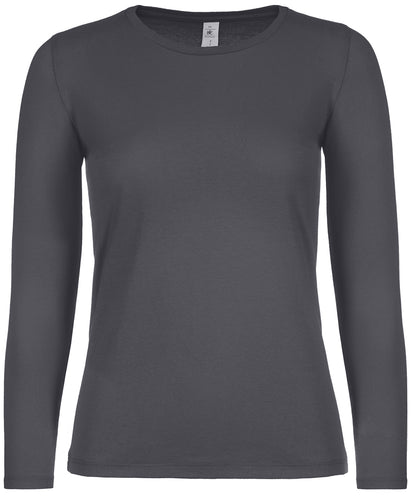 B&C Collection B&C #E150 long sleeve /women Dark Grey