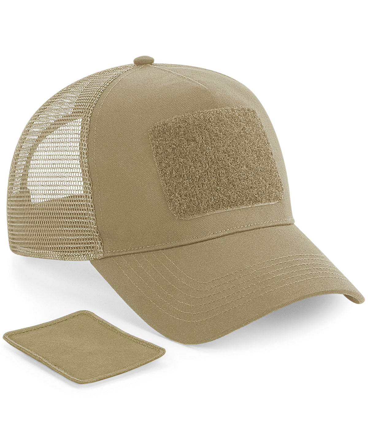 Beechfield Patch snapback trucker Desert Sand