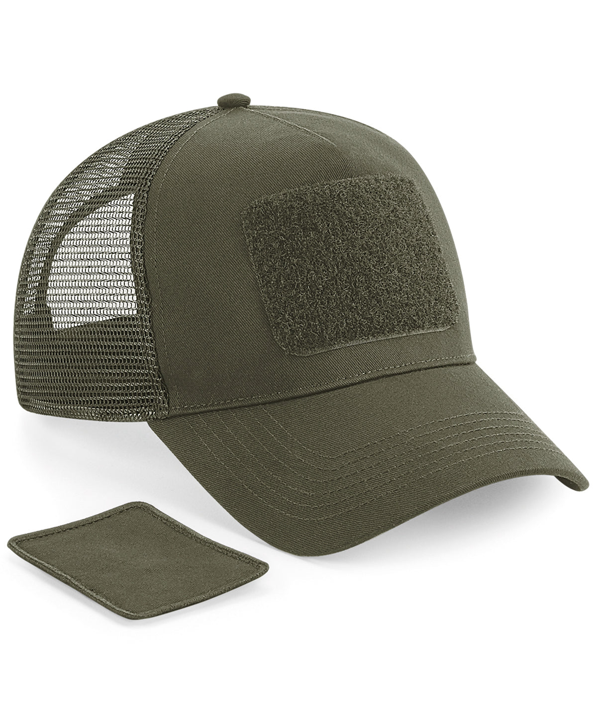 Beechfield Patch snapback trucker Military Green