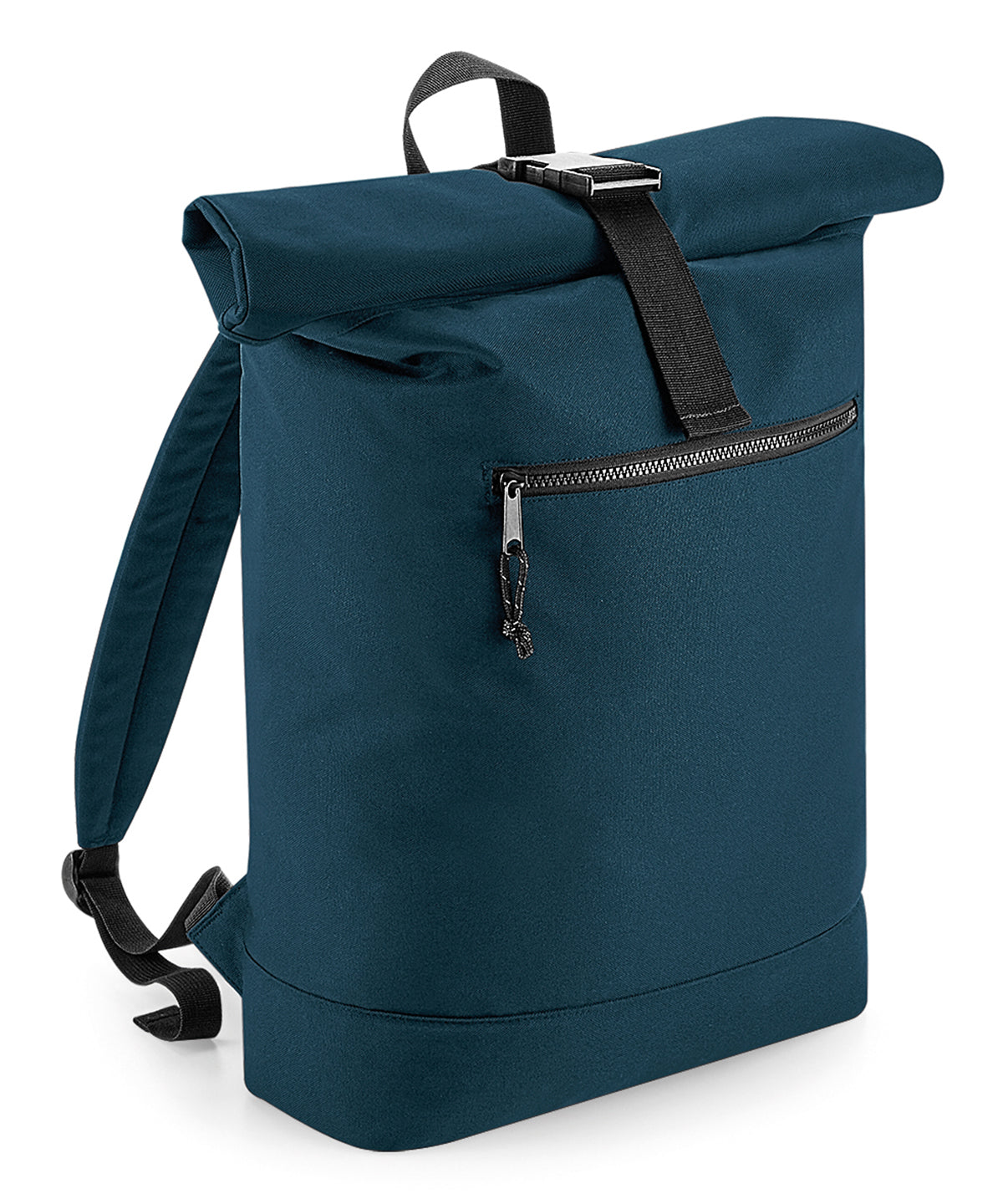 BagBase Recycled rolled-top backpack Petrol