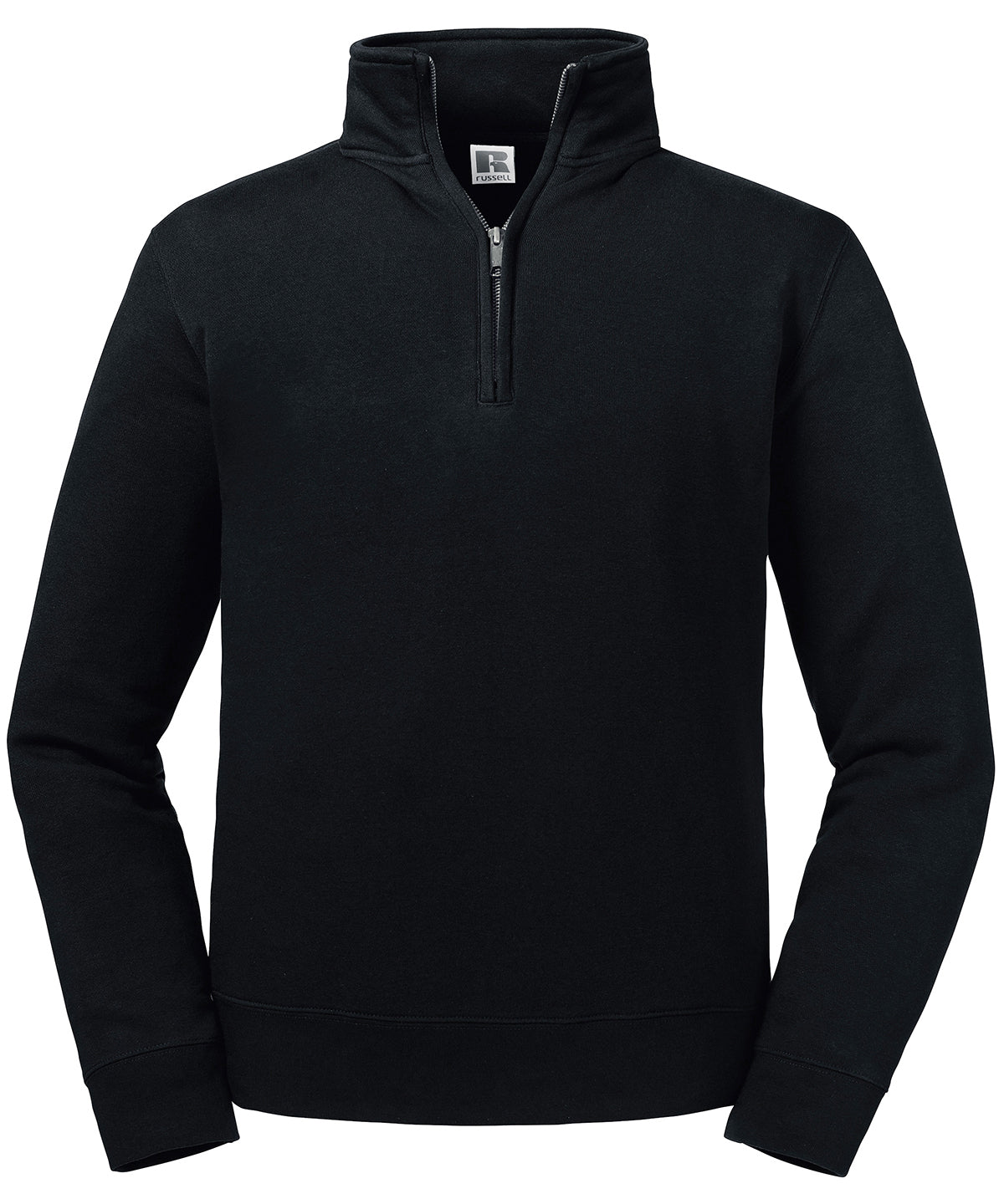 Russell Authentic ¼ zip sweatshirt Black