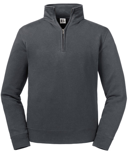 Russell Authentic ¼ zip sweatshirt Convoy Grey