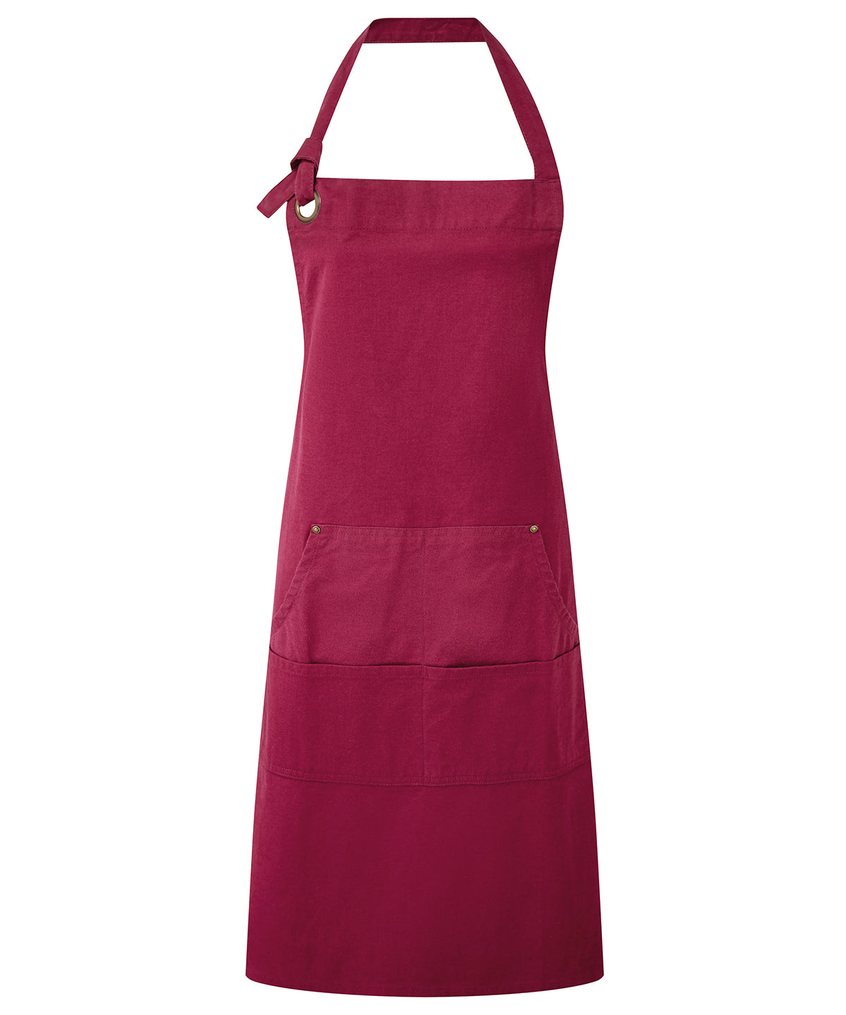 Premier Calibre heavy cotton canvas pocket apron Burgundy