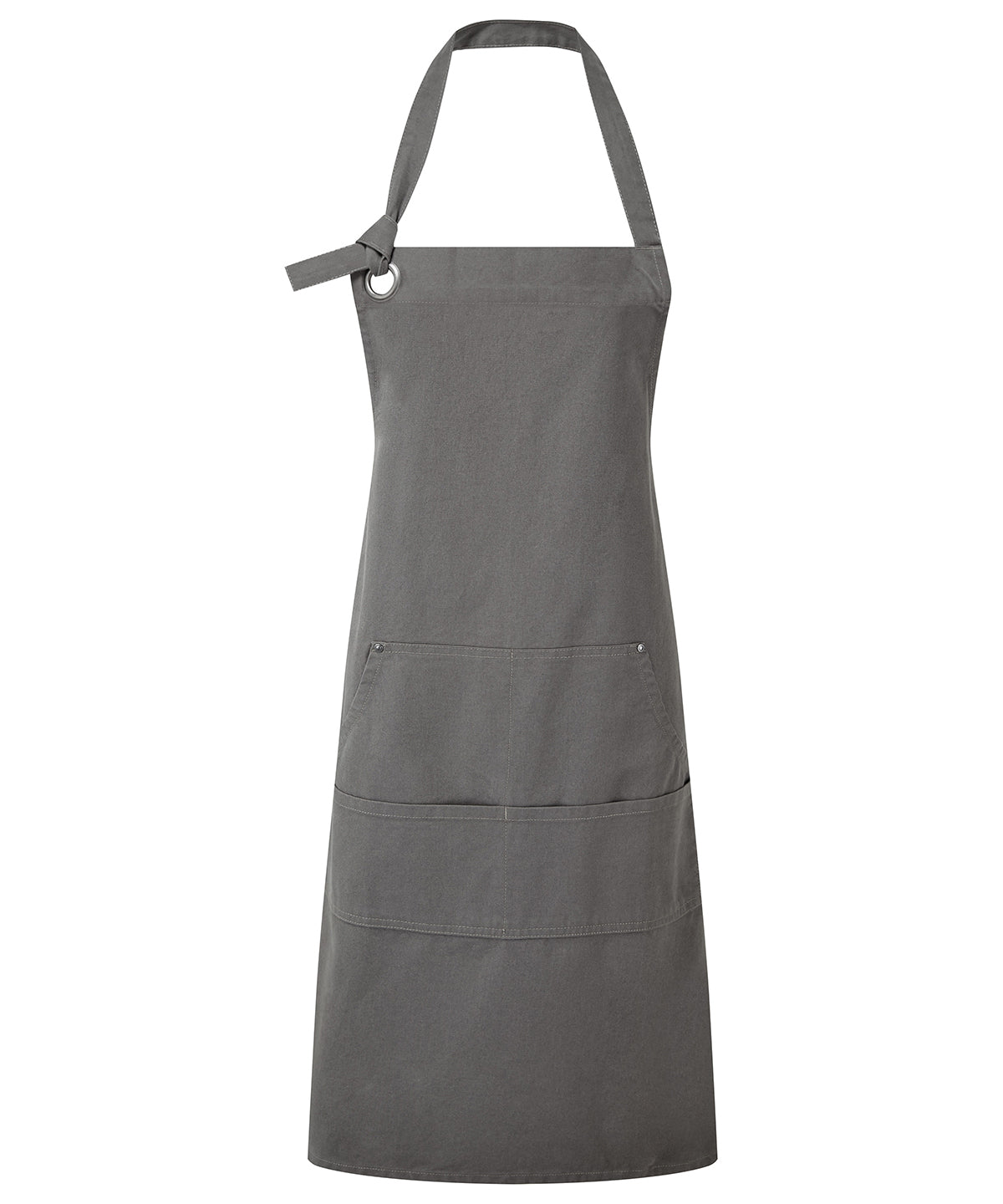Premier Calibre heavy cotton canvas pocket apron Dark Grey