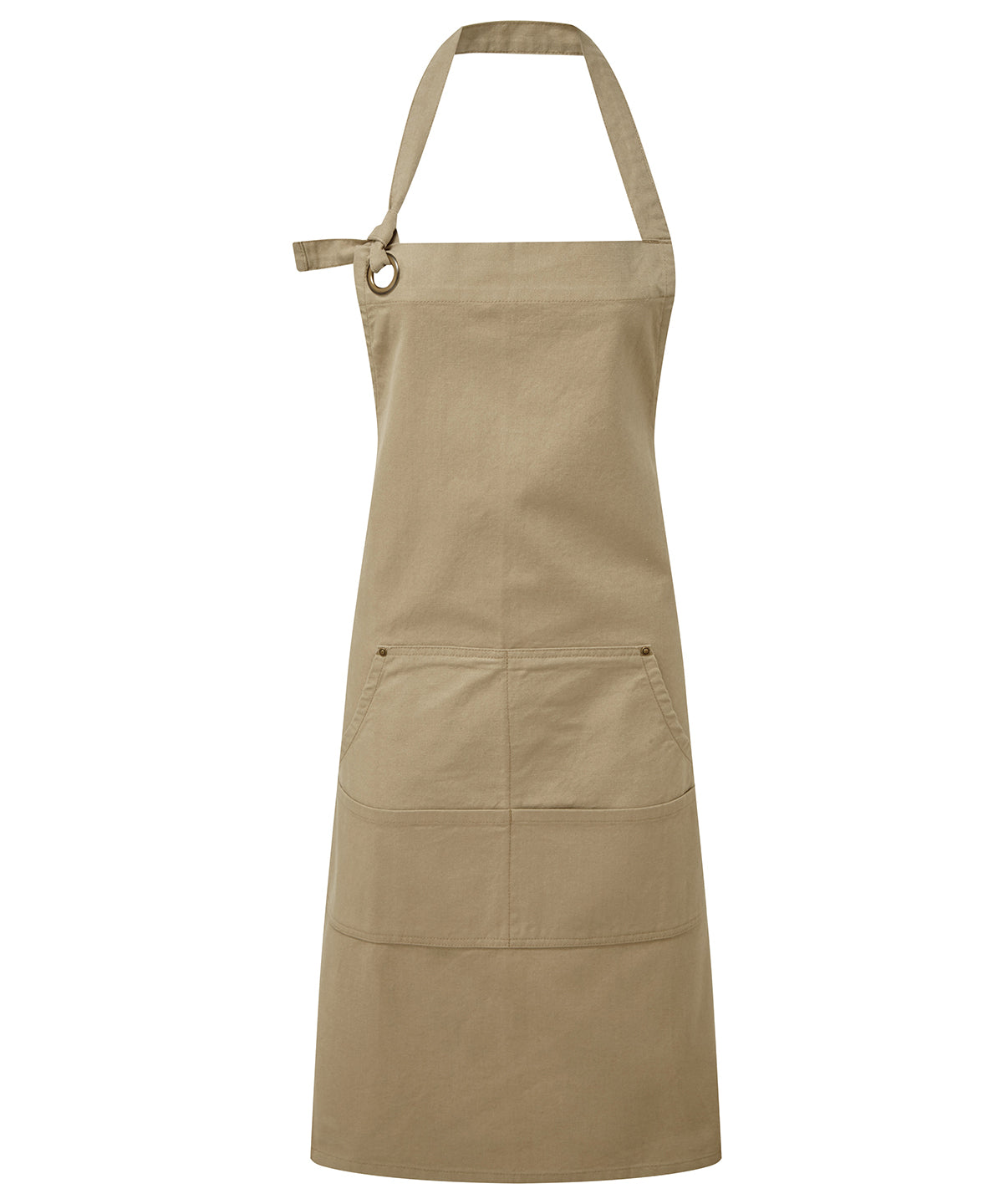Premier Calibre heavy cotton canvas pocket apron Khaki