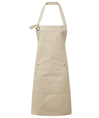 Premier Calibre heavy cotton canvas pocket apron Natural