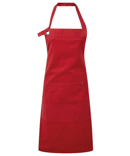 Premier Calibre heavy cotton canvas pocket apron Red