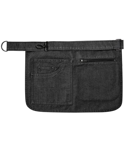 Premier Metro utility hip apron Black Denim