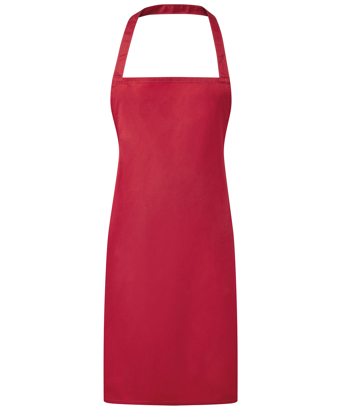 Premier Essential bib apron Red
