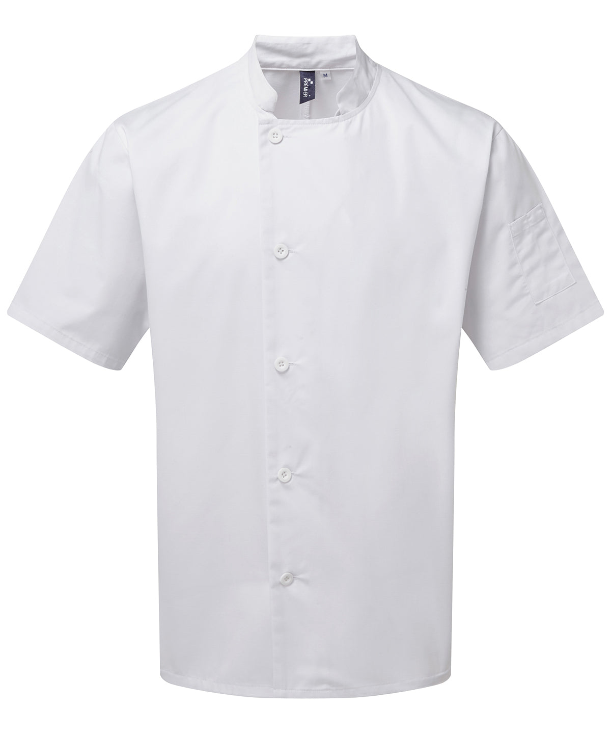 Premier Chef's essential short sleeve jacket White