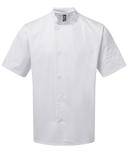 Premier Chef's essential short sleeve jacket White