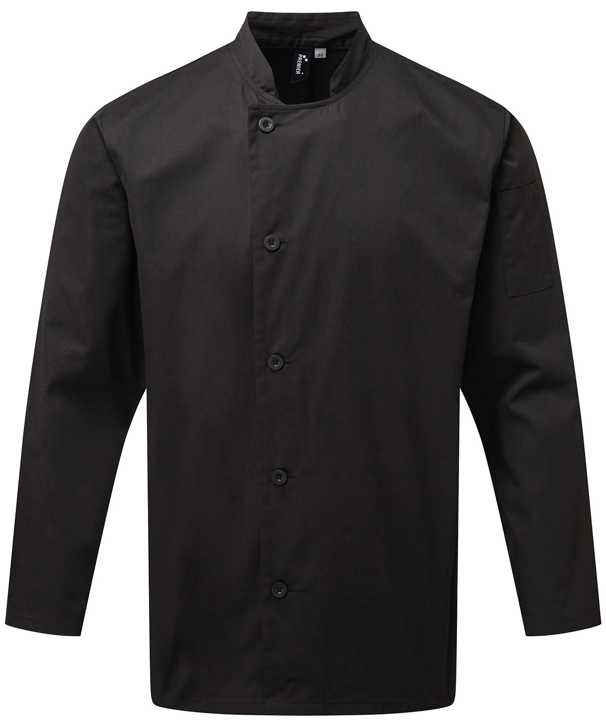 Premier Chef's essential long sleeve jacket Black