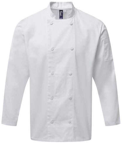 Premier Chef's Coolchecker® long sleeve jacket White