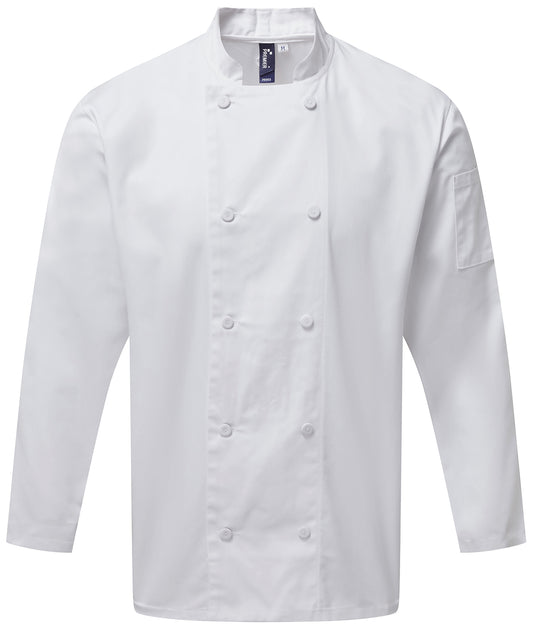 Premier Chef's Coolchecker® long sleeve jacket White