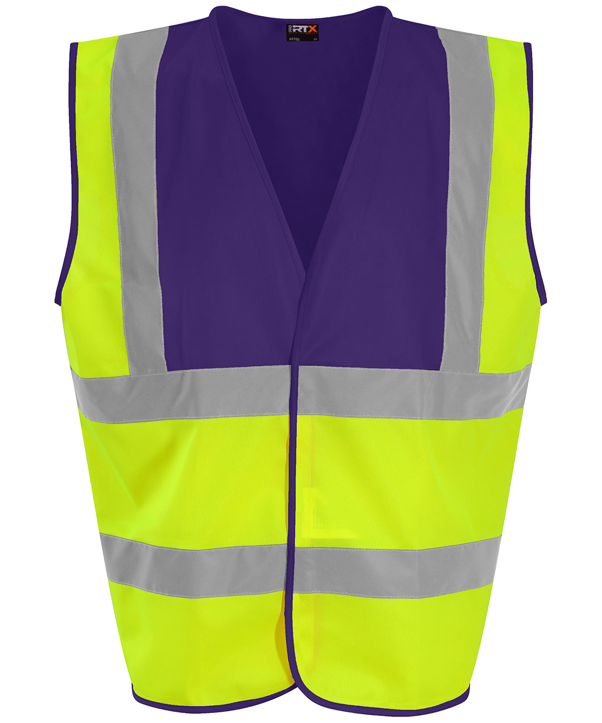 Pro RTX High Visibility Waistcoat HV Yellow/Purple