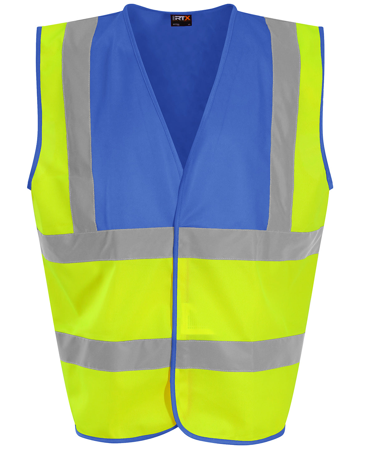 Pro RTX High Visibility Waistcoat HV Yellow/Royal Blue