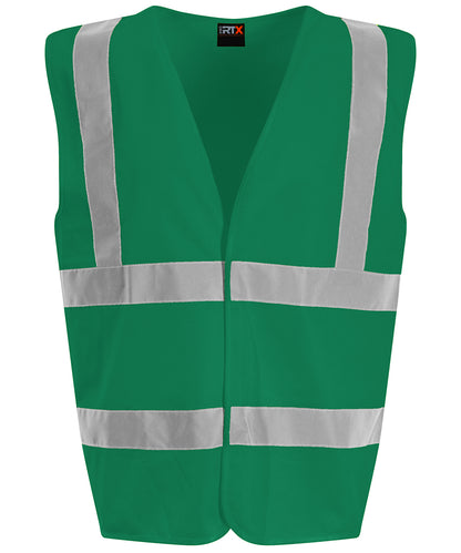 Pro RTX High Visibility Waistcoat Paramedic Green