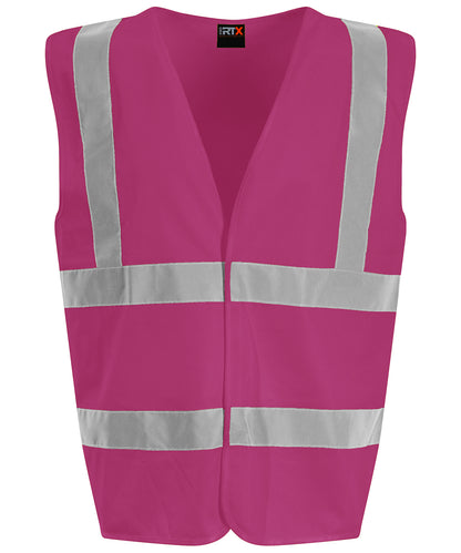 Pro RTX High Visibility Waistcoat Raspberry