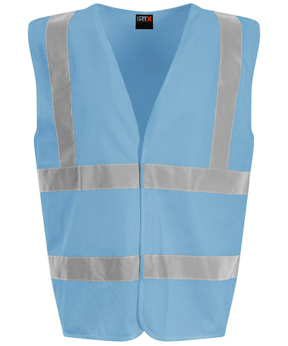 Pro RTX High Visibility Waistcoat Sky Blue