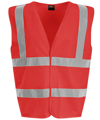 Pro RTX High Visibility Kids waistcoat Red