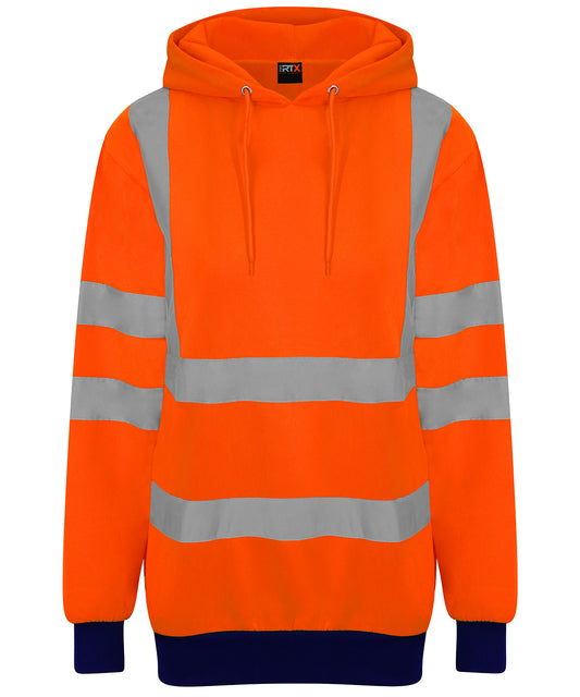 Pro RTX High Visibility High visibility hoodie HV Orange/Navy