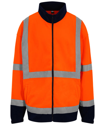 Pro RTX High Visibility High visibility full-zip fleece HV Orange/Navy