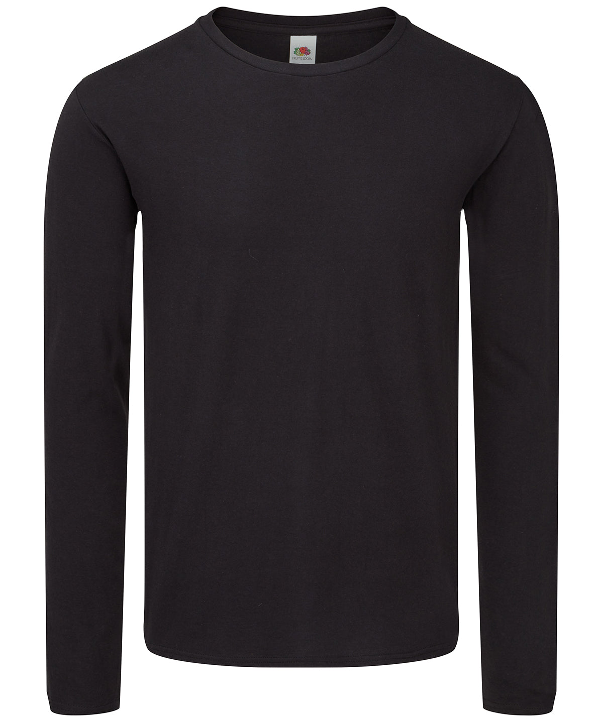 Fruit of the Loom Iconic 150 classic long sleeve T Black*