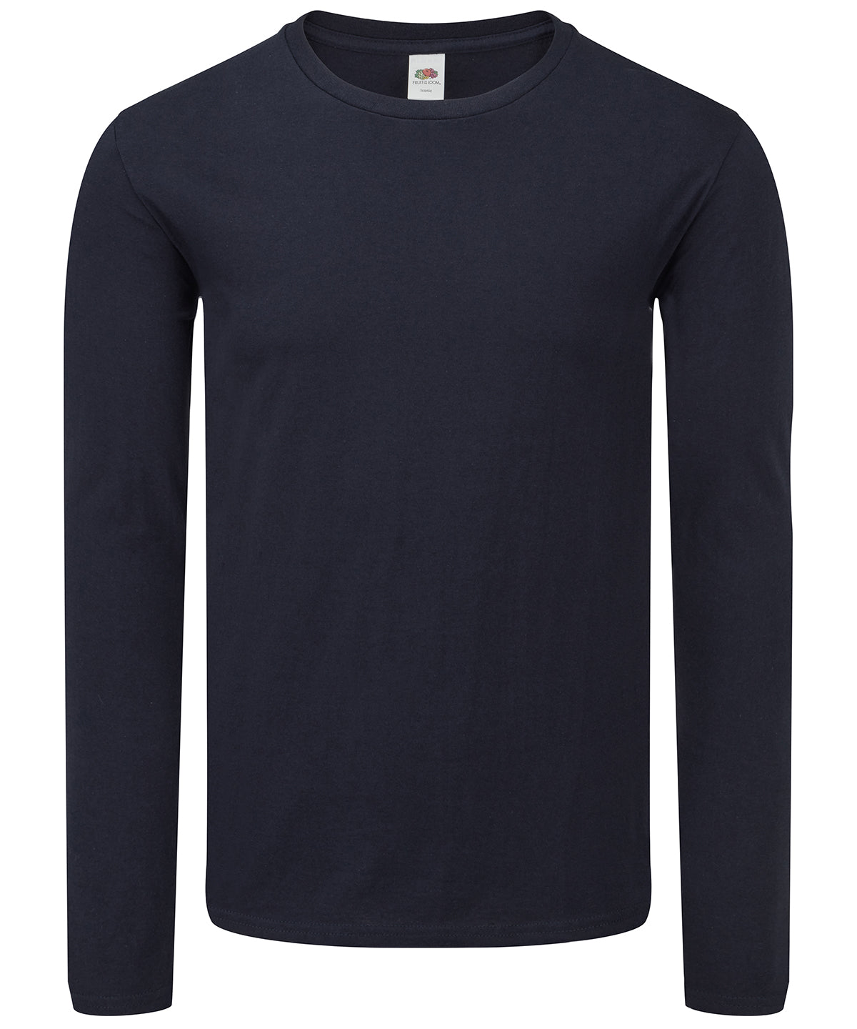 Fruit of the Loom Iconic 150 classic long sleeve T Deep Navy