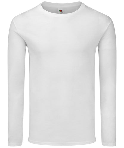 Fruit of the Loom Iconic 150 classic long sleeve T White*